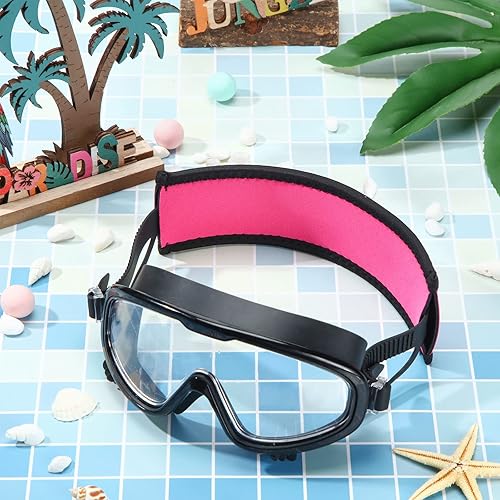 Miniatura 4 de 3 piezas de máscara de natación cubierta de neopreno correas de máscara de buceo ajustables neopreno protector de pelo envoltura para buceo y