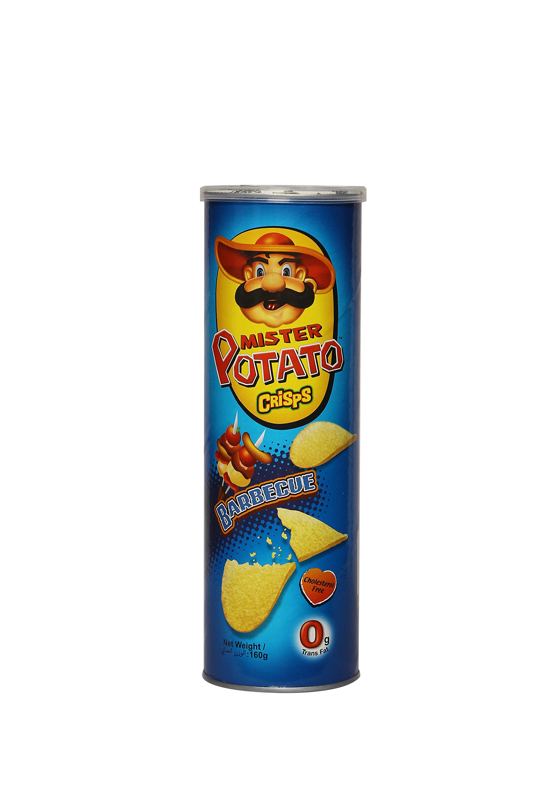 Buy Mister Potato Crisps Potato Chips, Barbecue (160g) Online at