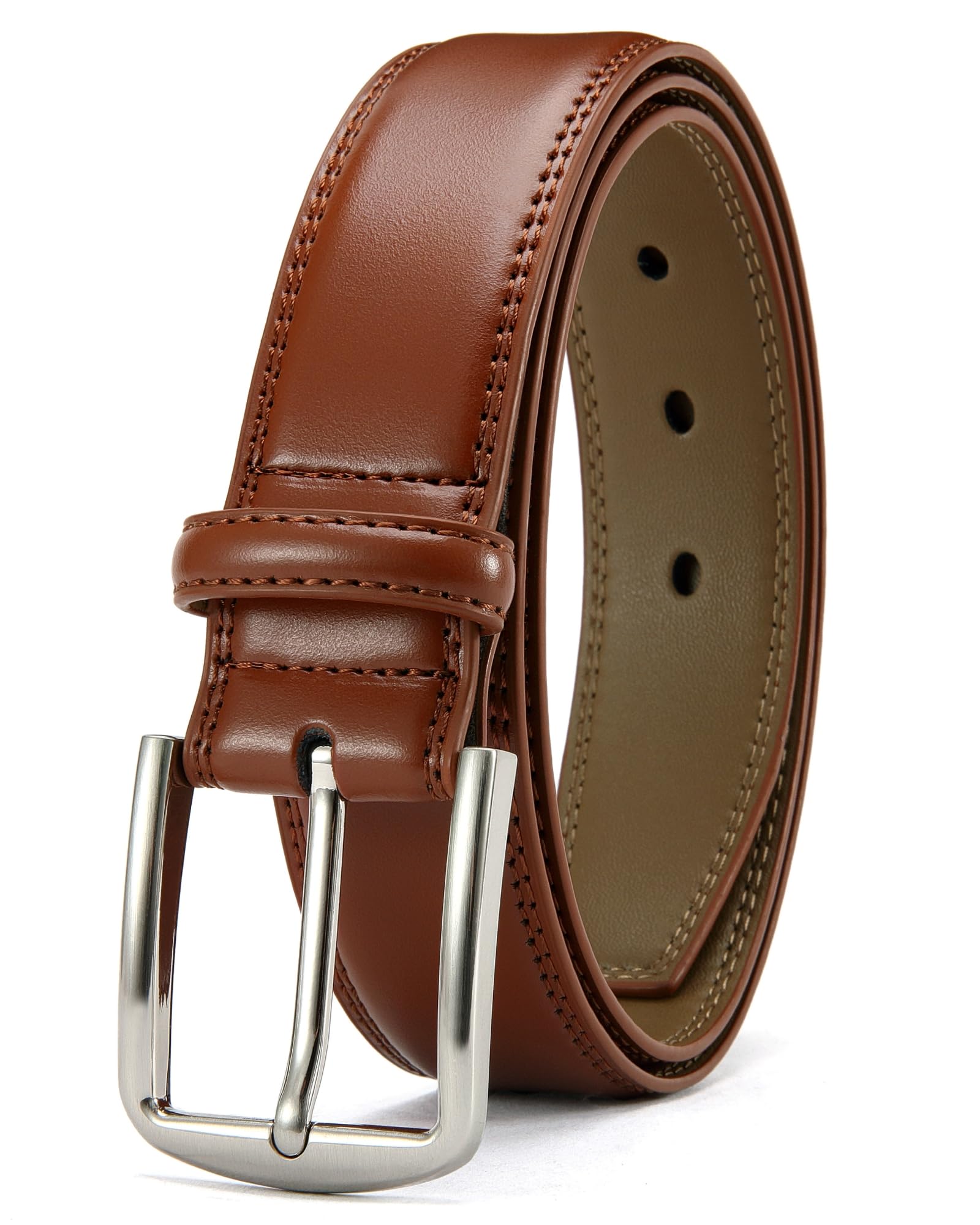 CHAOREN Men's Leather Belt - 1 3/8" Dress Belt for Business &amp; Casual Wear
