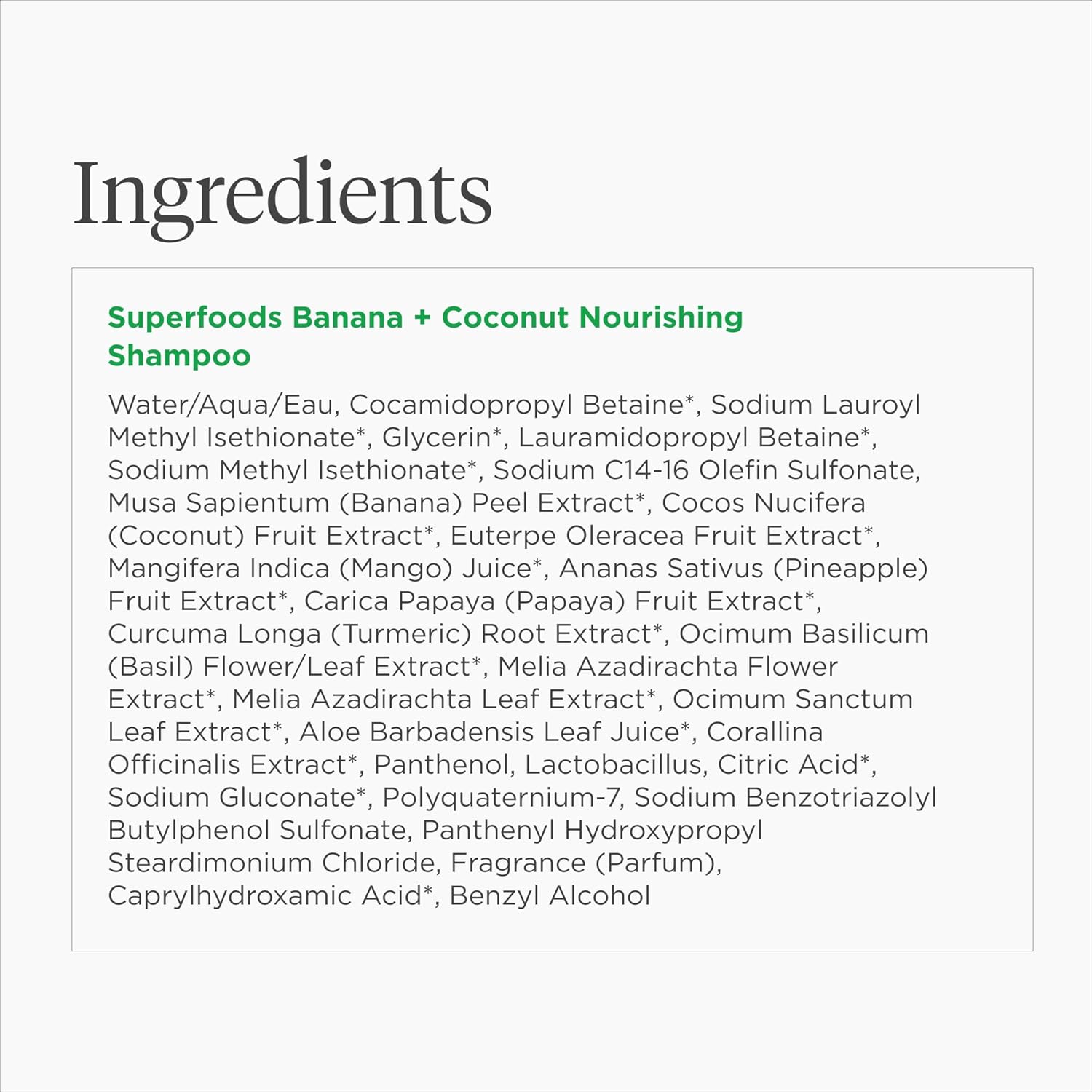 Briogeo Superfoods Banana + Coconut Nourishing Shampoo, Replenish Dull, Dry Hair and Supports Healthy Hair and Scalp, Moisturizing for All Hair Textures, Vegan, Cruelty-Free, 12.5 fl oz - Image 10