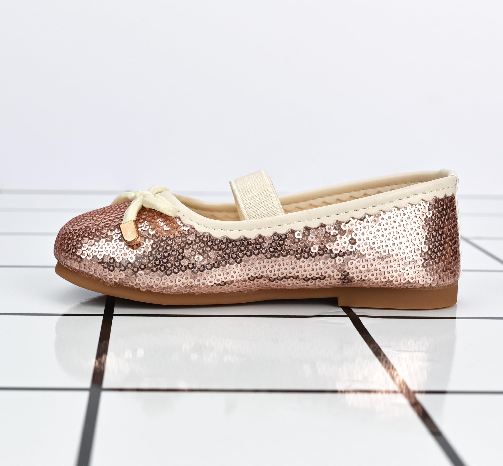 Chaussures Mary Jane Paillettes Princesse Filles Ballerines Scintillantes Anniversaire