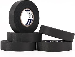 Wire Harness Automotive Cloth Tape - 5 Rolls Strong Flexibility High Abrasion Resistance Adhesive Force Heavy Duty Wire Harness Tape