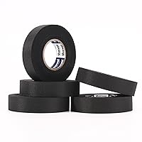 Vista 7 de Cinta de arnés de cables de 3/4 pulgadas x 82 pies (2 rollos), cinta eléctrica de tela automotriz de alta temperatura, alta resistencia a