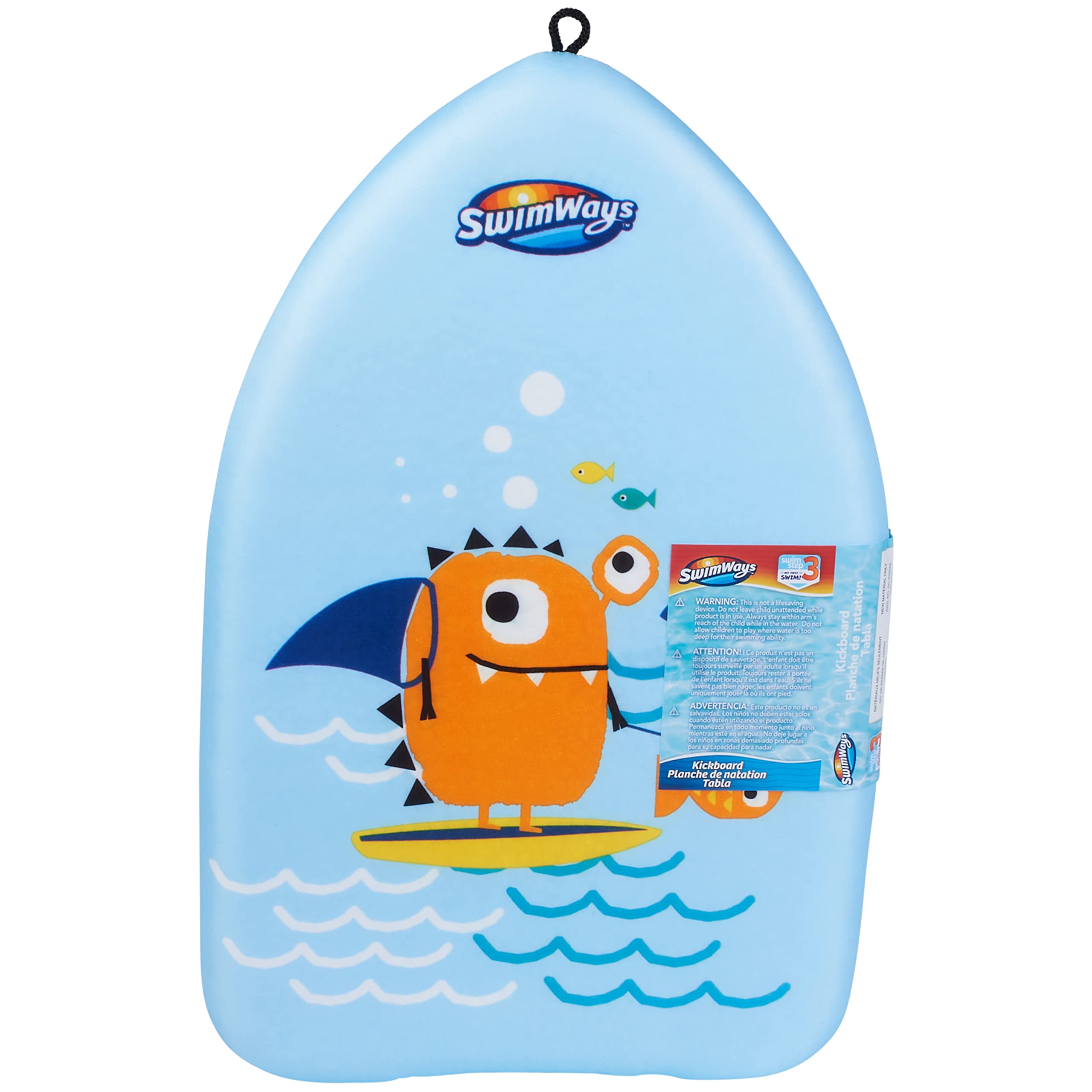 SwimWays Value Pack, occhialini da nuoto con viso di pesce, morbidi costumi da bagno e kick trainer con mostro marino, imparare a nuotare Kickboard