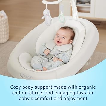 Graco SmartSense Baby Swing with Cry Detection Technology, Soothing Motions and Calming Vibrations, Comfortable Infant Support, Rori