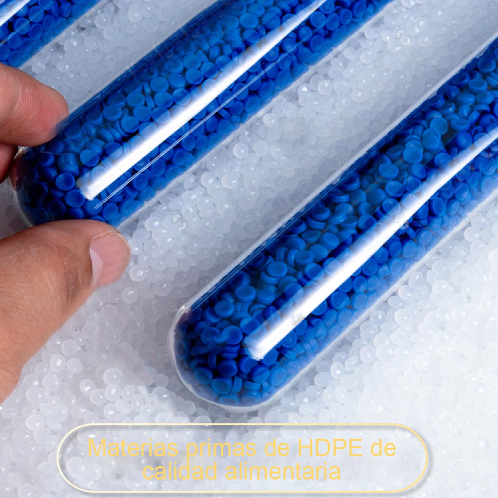 Bidon Agua con Grifo Tanque Agua Cubo de Agua Senderismo Camping Picnic Travel BBQ Bidon Recipiente de Almacenamiento de Agua Horizontal de Plástico Grueso (50/L)