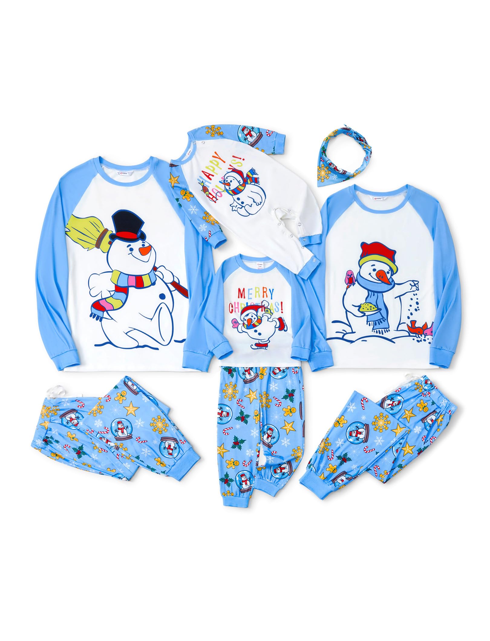 PATPAT - Pigiama Natale Famiglia Coordinati - Pigiami Natalizi per Tutta la Famiglia - Pigiama Donna Invernale - Pigiama Natale Coordinati Coppia - Pigiami Coppia- Pigiama Uomo Invernale