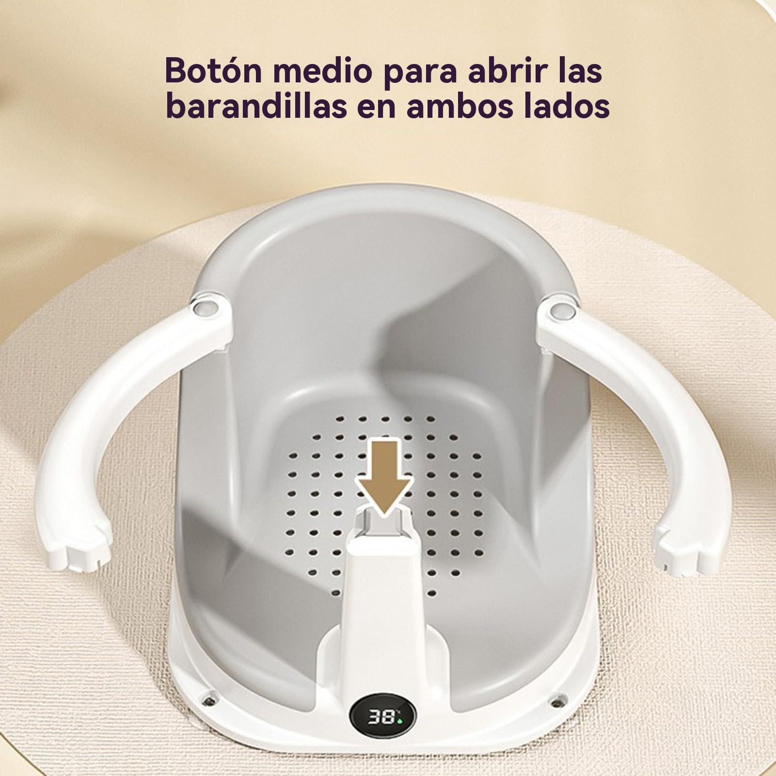 Seggiolino per Bagnetto Sedia da Bagno Antiscivolo con Sensore di | Accessorio Sicurezza per Doccia Bambini Ideale per Casa Viaggi Compleanni e Regali