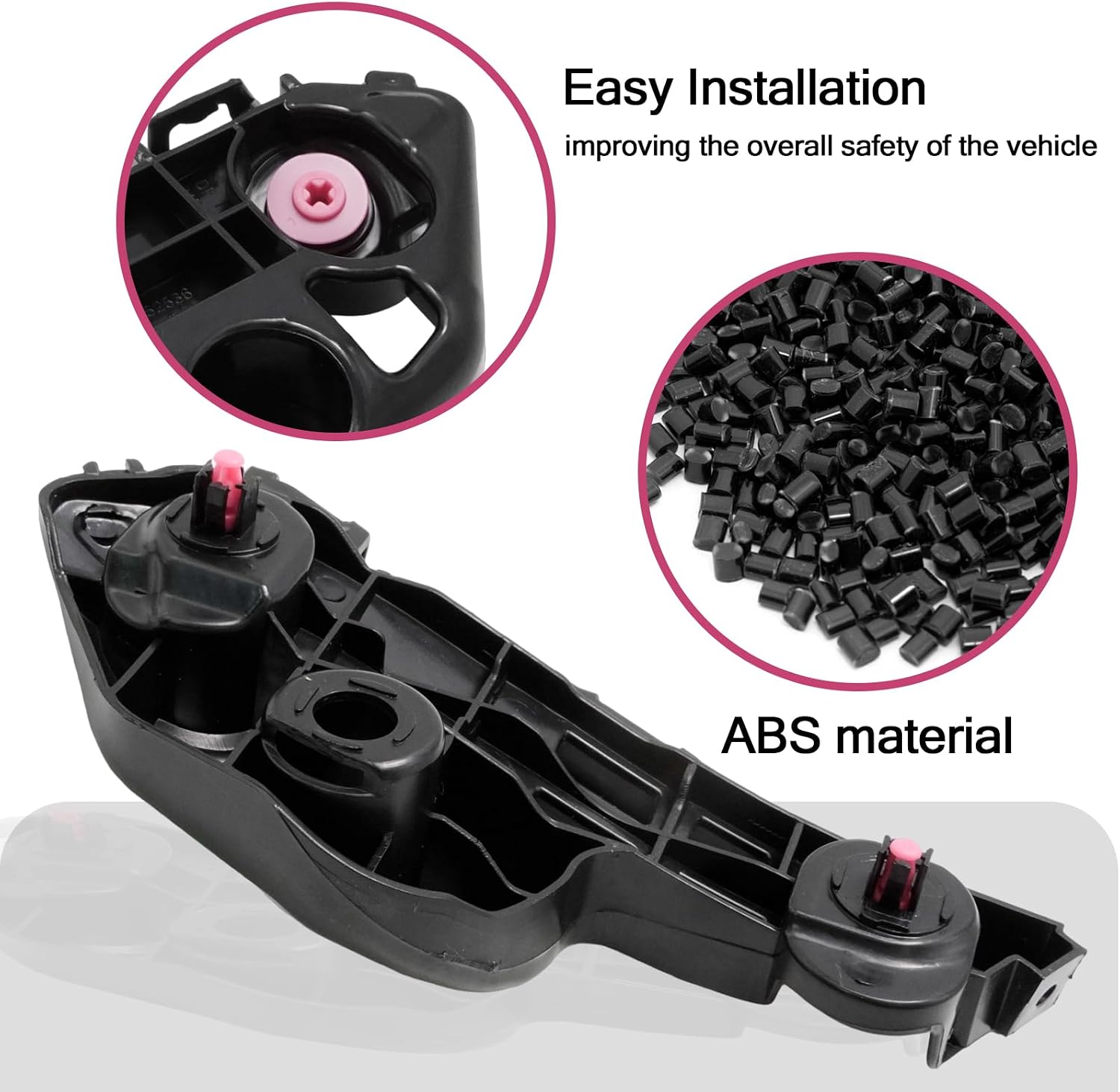 MDEOOSKY 2Pcs TO1032124 Front Bumper Cover Retainer Bracket Mount Support, Replacement for Toyota Camry 2018-2022, Replaces TO1032124C 5253-606210 TO1033124