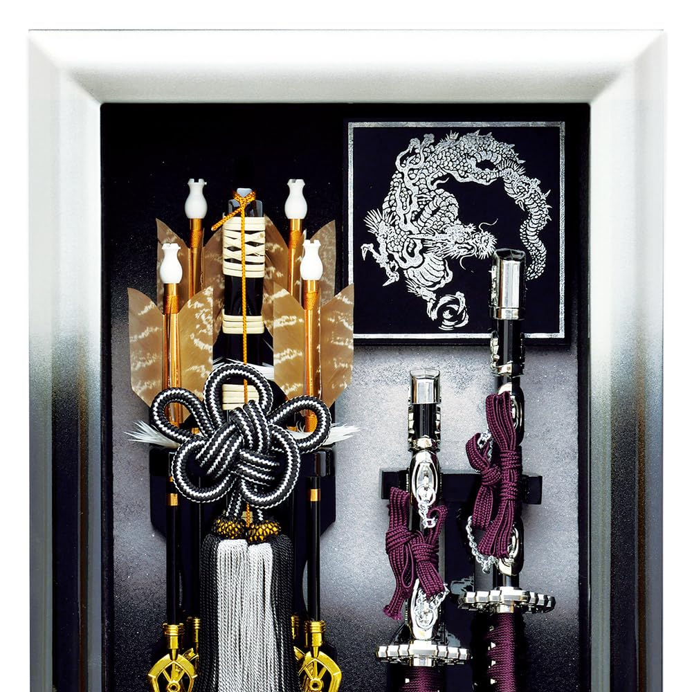 Amazon.co.jp: 破魔弓 コンパクト ミニ 初正月 おしゃれ お祝い 8号 額