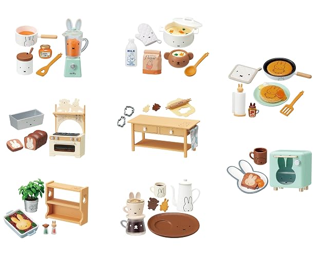 Mifffy Natural Kitchen Blind Box – Collectible Furniture Set – 1 of 8 Variations – Highly Detailed 1.97-Inch Miniature for Display & Collectors – Mystery Surprise Box