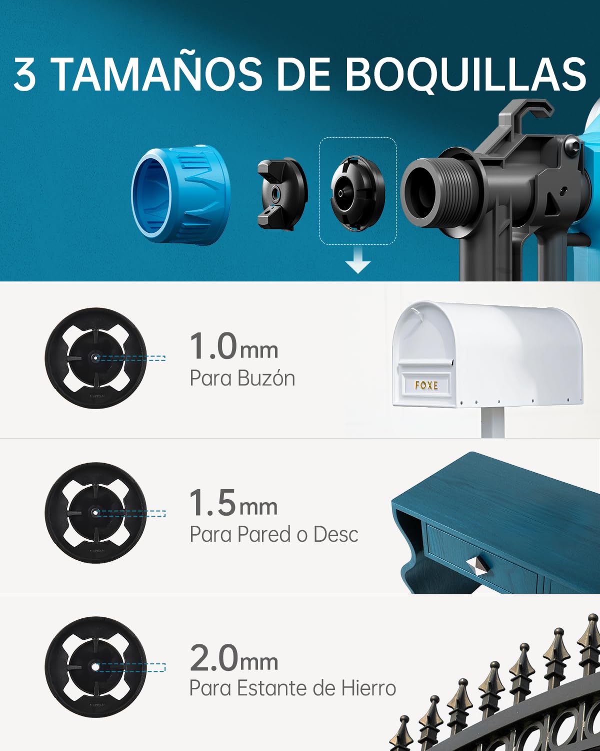 Tilswall Système de pulvérisation de peinture Alien500 sans fil pour Makita 18 V (sans batterie)