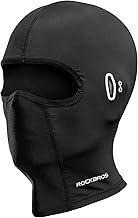 ROCKBROS Cagoule d'été de Sport Moto Vélo Protection UV pour Homme Femme, Cache Cou Balaclava UPF 50+, Visage Bandanas pour Les Myopes Noir Gris Blanc