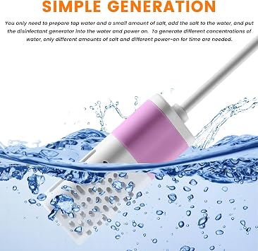 Versatile Electric Sodium Hypochlorous Acid Generator and Water Ionizer for Safe Home Use