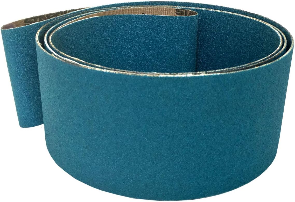 Sanding Belts 3 X 132 Zirconia Cloth Sander Belts (4 Pack, 80 Grit)