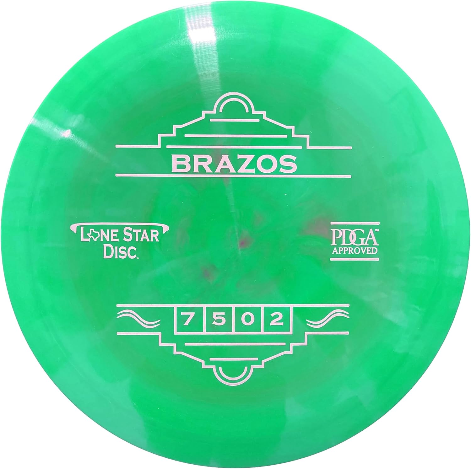 Lone Star Disc Bravo Brazos | Moderately Stable Disc Golf Fairway Driver | Flexible Plastic with Great Grip | Consistent Backhand & Forehand Drives | Colors May Vary