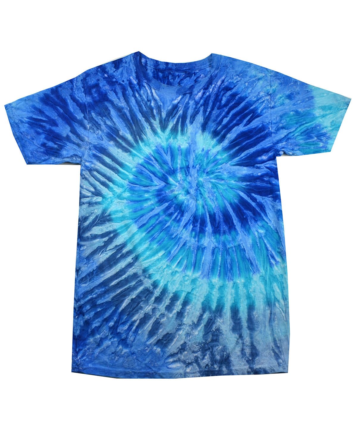 COOZO Unisex Tie-Dye T-Shirt - Blue Jerry - S
