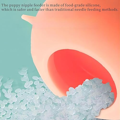 Miniatura 3 de Comedero para cachorros, cuenco de leche, botella de silicona para cachorros con 3 pezones, alimentador de lactancia para mascotas, para perros,