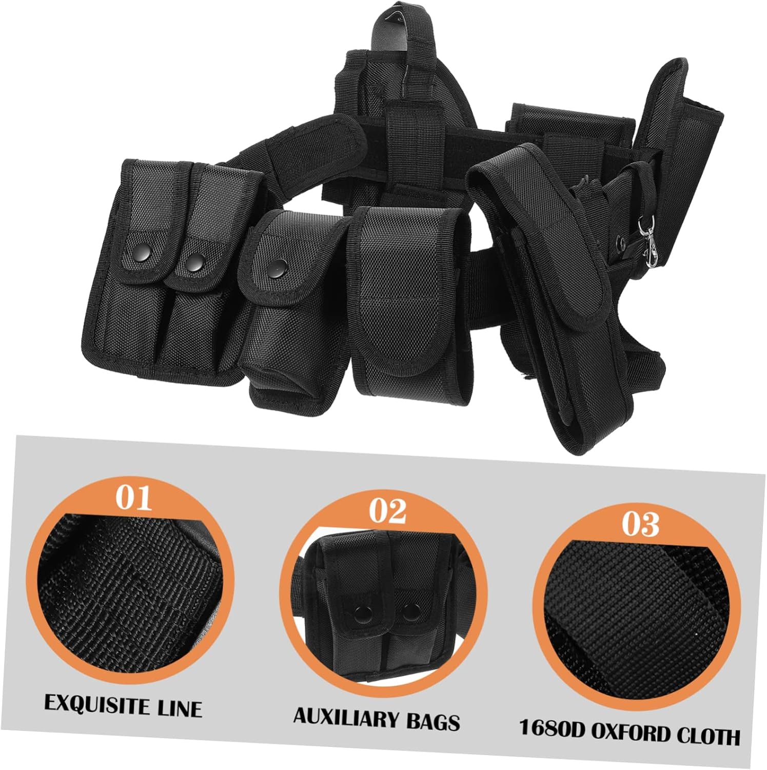 Belt Keychain Accessories Belts Equipment Duffle Outdoor Work Belt Gym Belt Duty Belt for Men Outdoor