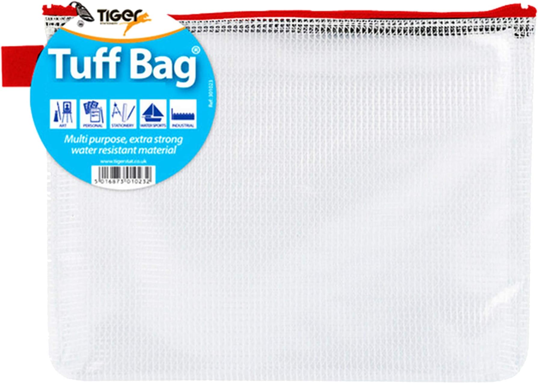 Tiger tuff bag foolscap A4+ size single bag - assorted colours