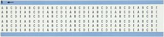 Brady WM-A-E-PK 1.5" Marker Length, B-500 Repositionable Vinyl Cloth, Black on White Consecutive Letters Repeated Wire Marker Card, Legend "A thru E" (Pack of 25 Card)