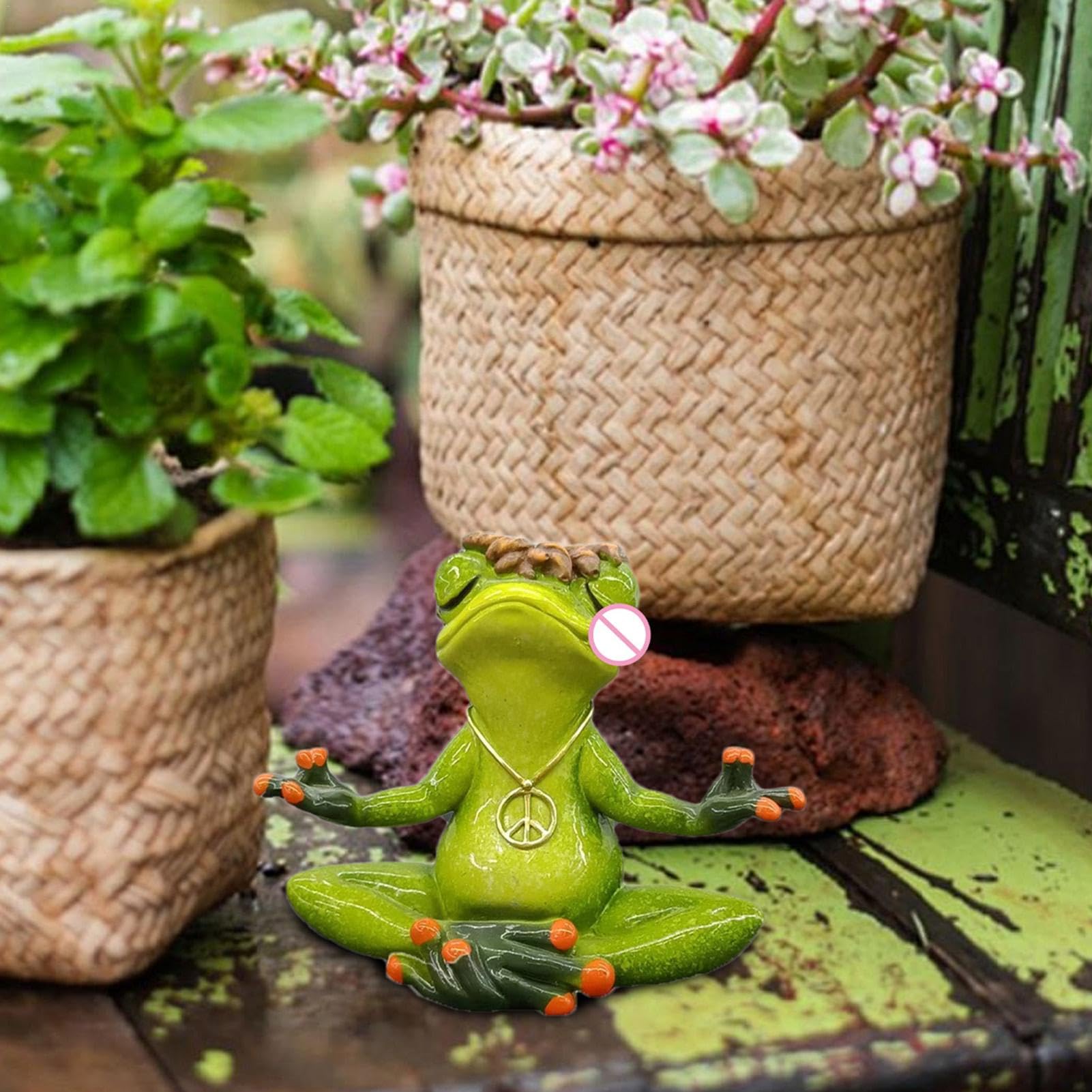 ANCLLO Standbeeld Sculptuur, Creatieve Hars Zijwaarts Gebed Yoga Meisje Karakter Beeldje Verzamelobject voor Binnen Woonkamer Kantoor Home Decor #12165