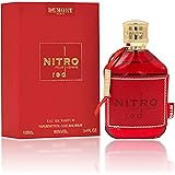 Dumont NITRO RED - 3.4oz - Eau De Parfum - Luxury Perfume for Men - Fruit, Woody, Floral & Masculine Fragrance - Long Lasting Cologne Mist & Body Spray - for Him