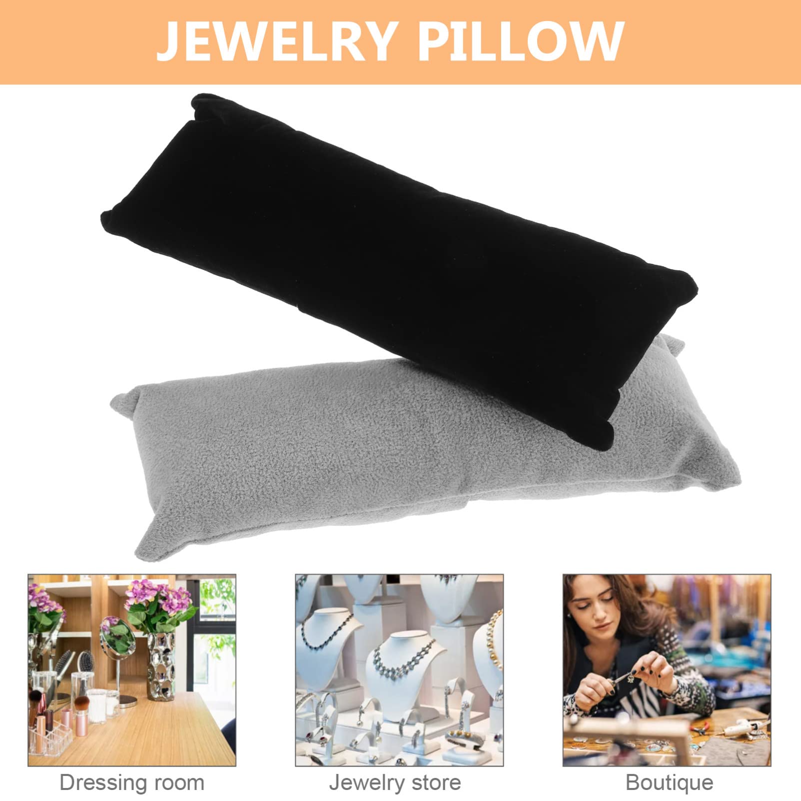 PandaHall Samt Armband Kissen 12 Stück - Elegante  Produktbild-Vorschau 12