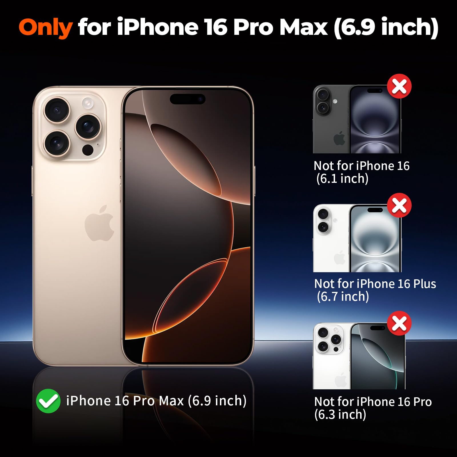 Amazon.com: zapica Magnetic for iPhone 16 Pro Max Case