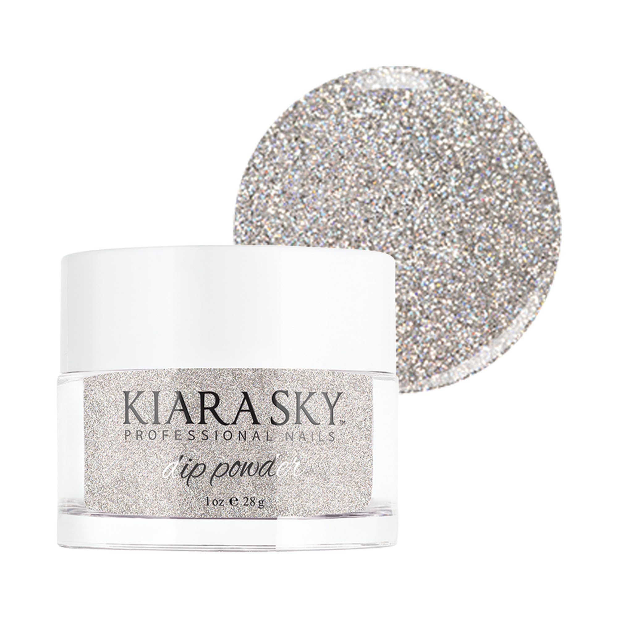 Kiara Sky Dip Powder Silver Tones 1 oz, Feelin Nutty