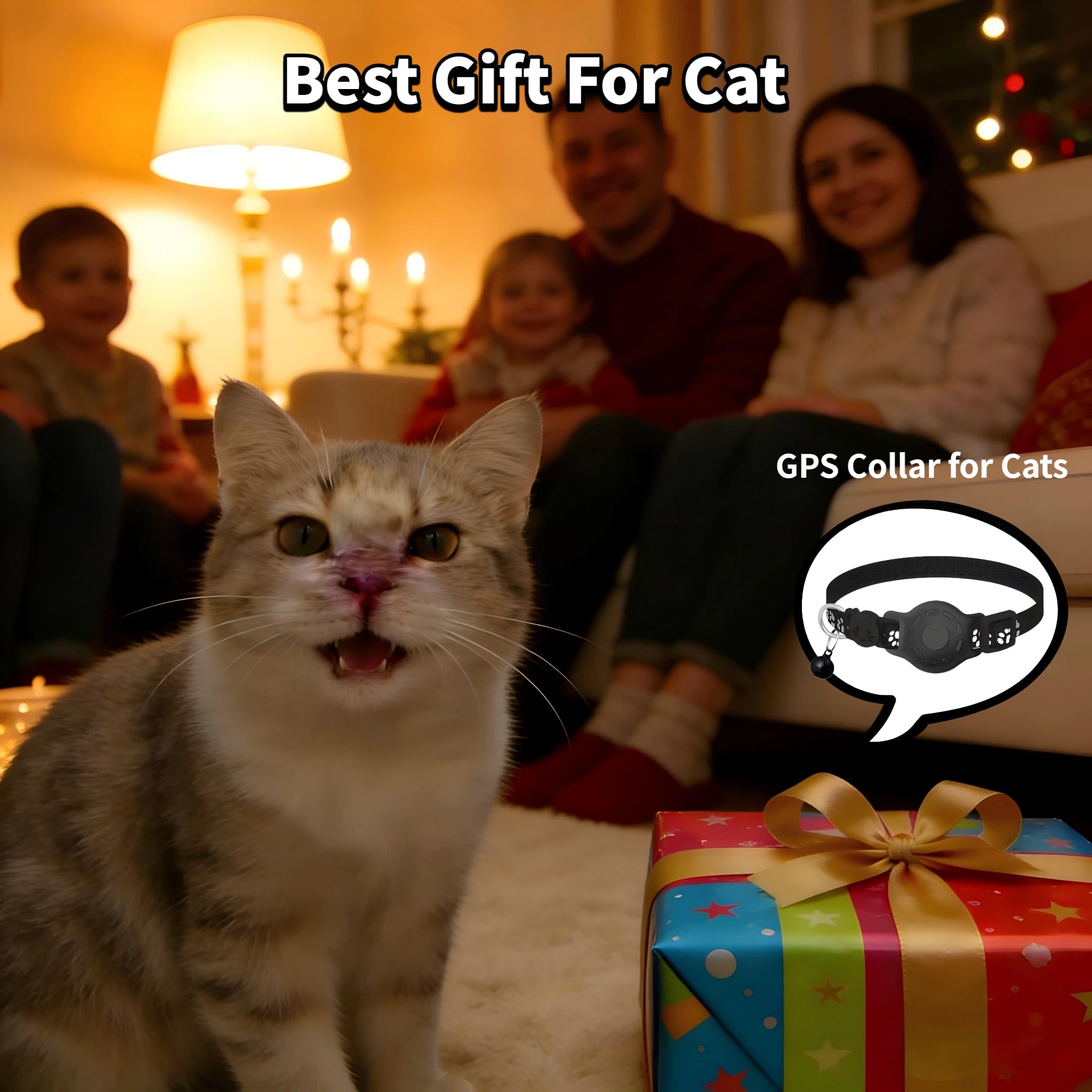 Cat Collar (iOS Only) - Pet Tracker Compatible with Apple Find My, Waterproof Smart Tag, No Monthly Fee. Advanced Safety Solution for Small & Large Cats. - image 8