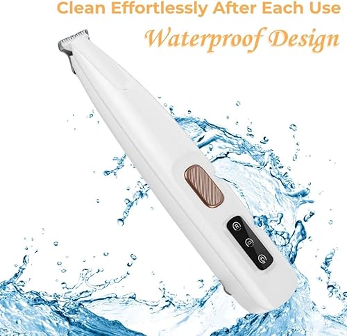 Belvedir Cat Grooming Trimmer, Belvedir Cat Trimmer, Cordless Pet Shaver, Low Noise Waterproof Rechargeable, for for Cats, Small Dogs & Animals Paws, Ears, Rump, Face, Eyes