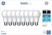 Vista 9 de GE - Bombilla LED de uso general básico A19 luz diurna LED, 36993