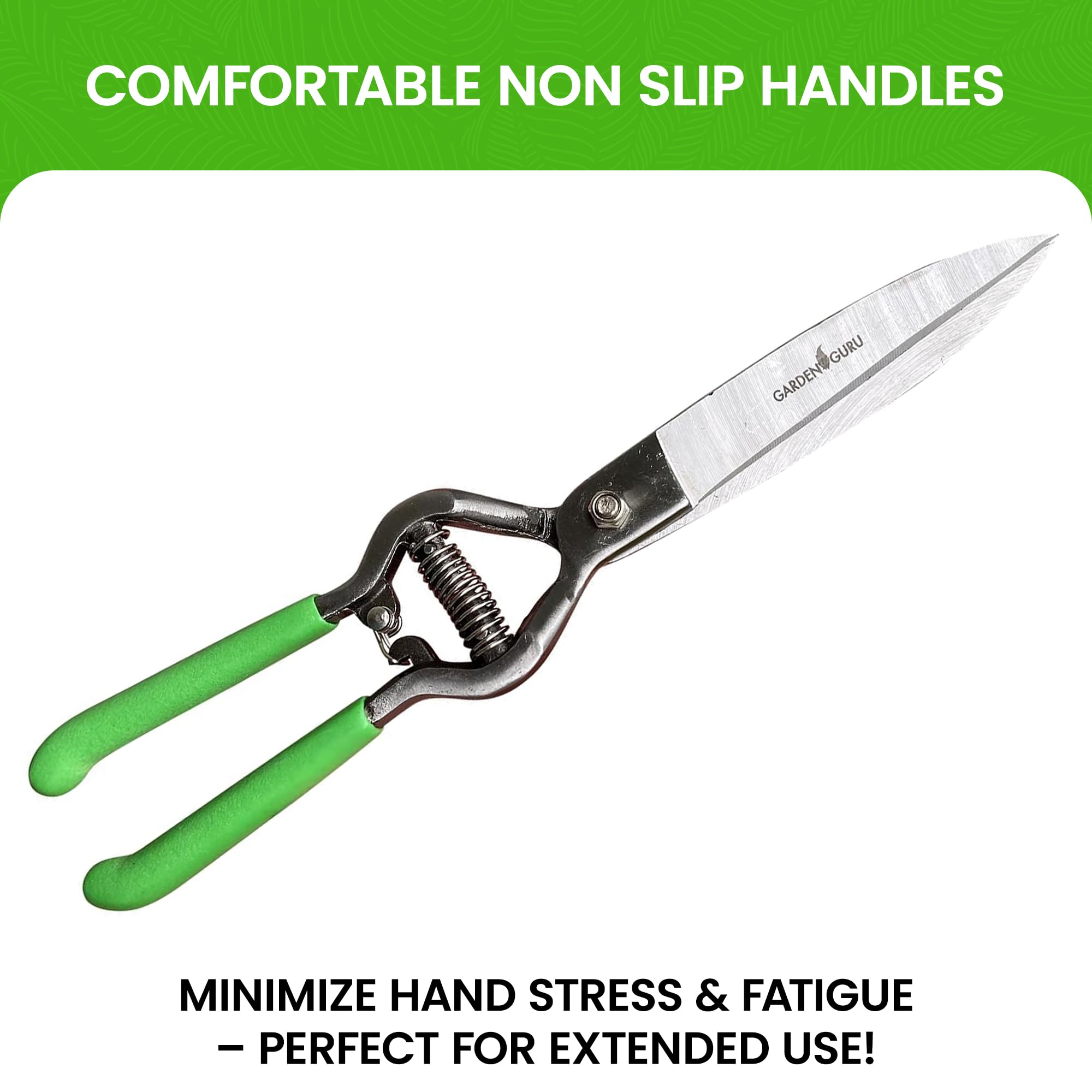 Garden Guru Grass Clippers - Durable Steel Shears -3