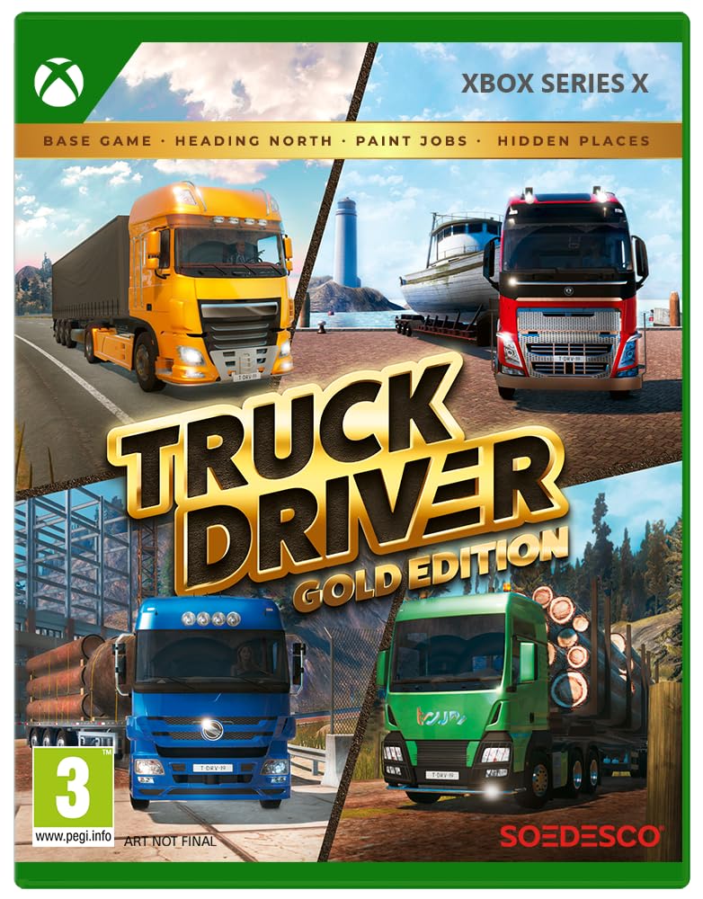 Truck Driver Gold Edition Xbox Series X Video Game (NEW & SEALED)
