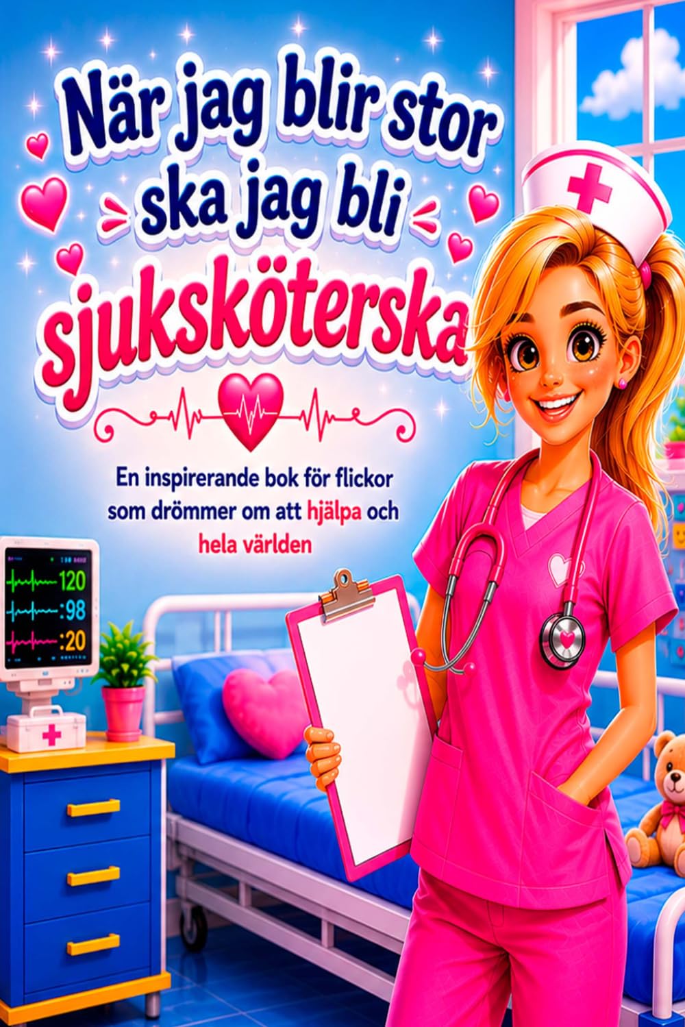 När jag blir stor ska jag bli sjuksköterska: En inspirerande bok för flickor som drömmer om att hjälpa och hela världen