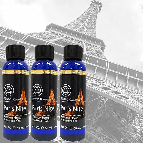 3 aromaterapia Paris Nite Aroma Fragancia Aceites Esenciales Difusor de Aire Quemador 2oz