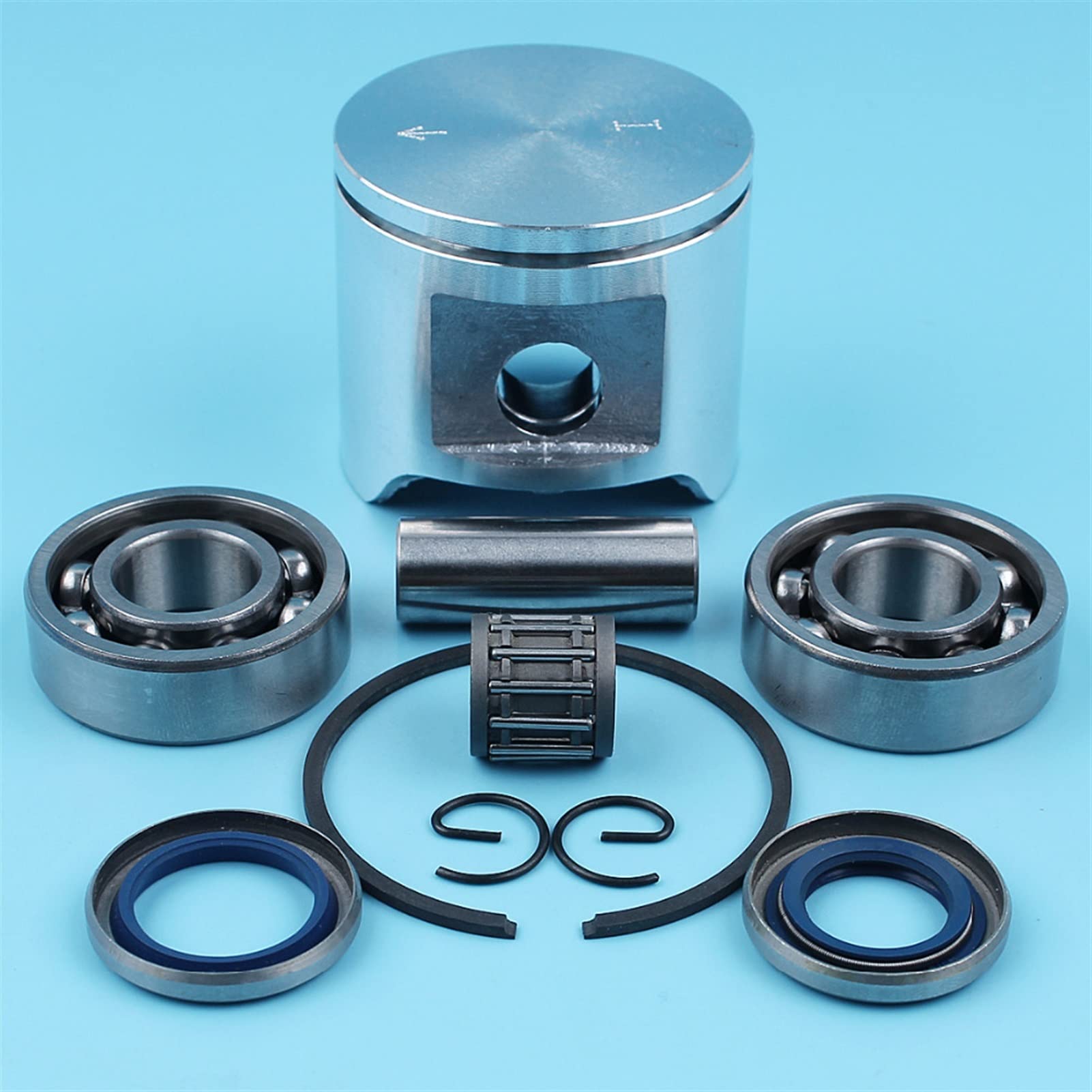 Zestaw uszczelek olejowych łożysk kulkowych wału korbowego 48 mm, do Husqvarna, 365 Special, do EPA, piły łańcuchowej 503691371 Zestaw pierścieni tłokowych