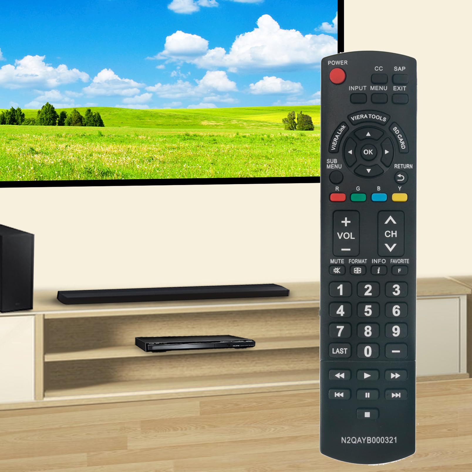 Amazon.com: N2QAYB000321 Replace Remote Control fit for Panasonic
