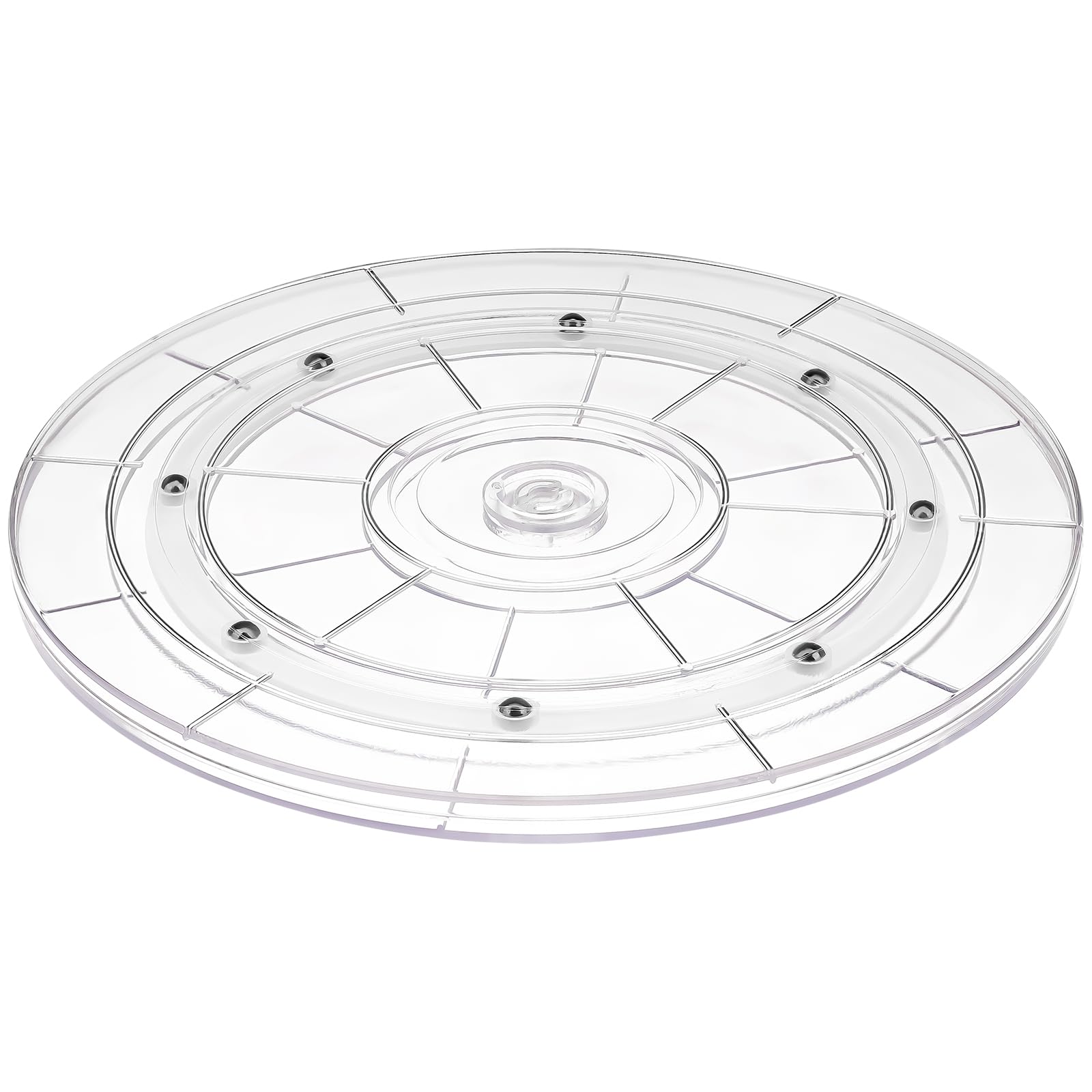 10" Acrylic Clear Lazy Susan Turntable