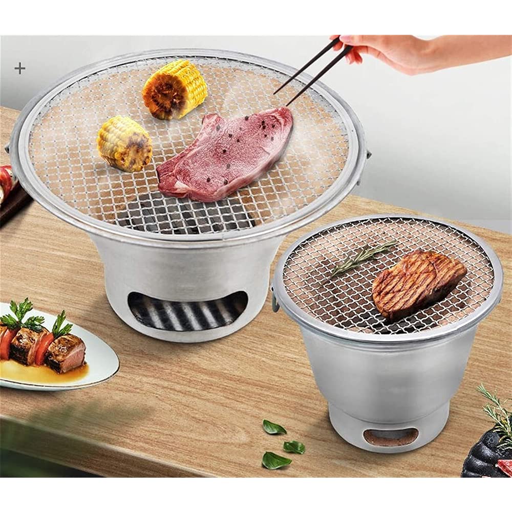 Home Charcoal Clay BBQ Grill, Japanese Clay BBQ Grill, Grill de Barbacoa portátil, Estufa de carbón Interior y al Aire Libre, Grill de carbón de carbón