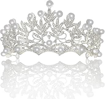 Didder Tiara De Oro Rosa Para Mujer, Tiaras De Flores Y Coronas Para Mujer, Tiaras Para Niñas