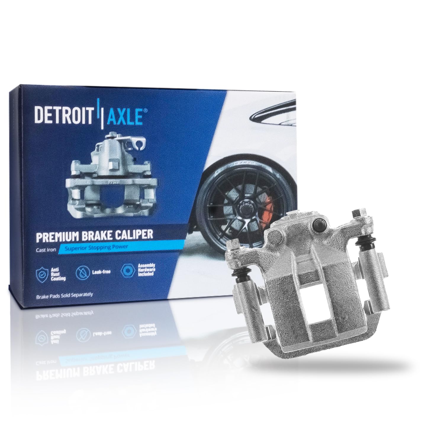 Detroit Axle - Rear Right Brake Caliper for 2008-2013 Nissan Rogue