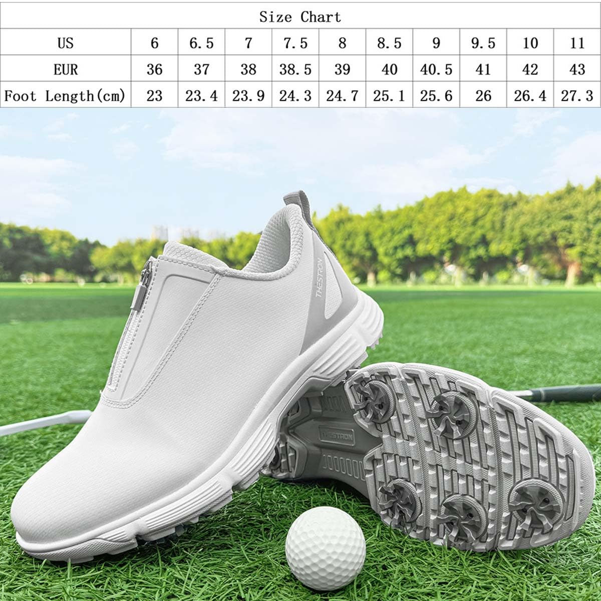 Zapatos De Entrenamiento Golf para Mujer con Clavos