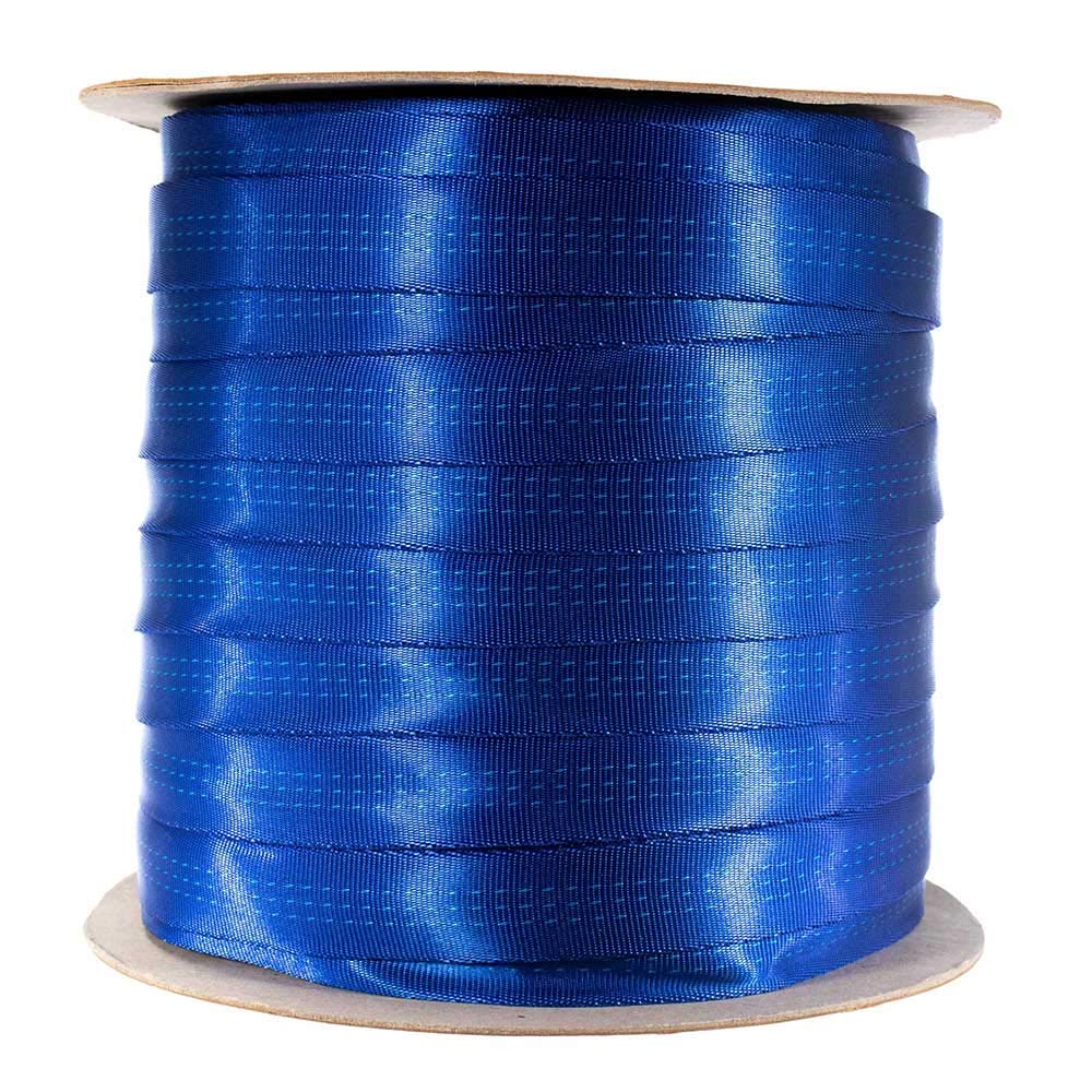 Paracord Planet Fettuccia tubolare da 2,5 cm, Cordino Arrampicata, Cintura da Arrampicata, In Nylon Resistente/Imbracatura di Salvataggio, Funziona alla Grande per Esterni (9,1 m, Blu Reale)