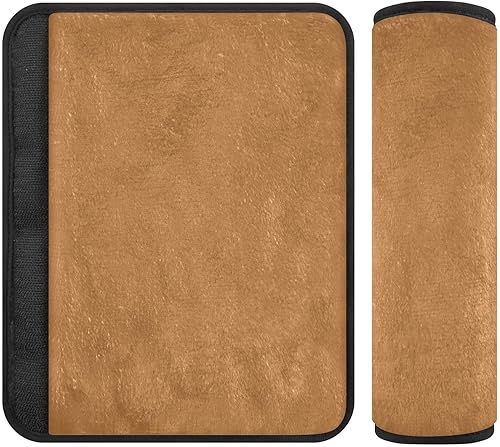 Cubierta de cinturón de seguridad de bronce para niños, fundas suaves para cinturón de seguridad, almohadilla de cinturón de seguridad lavable,