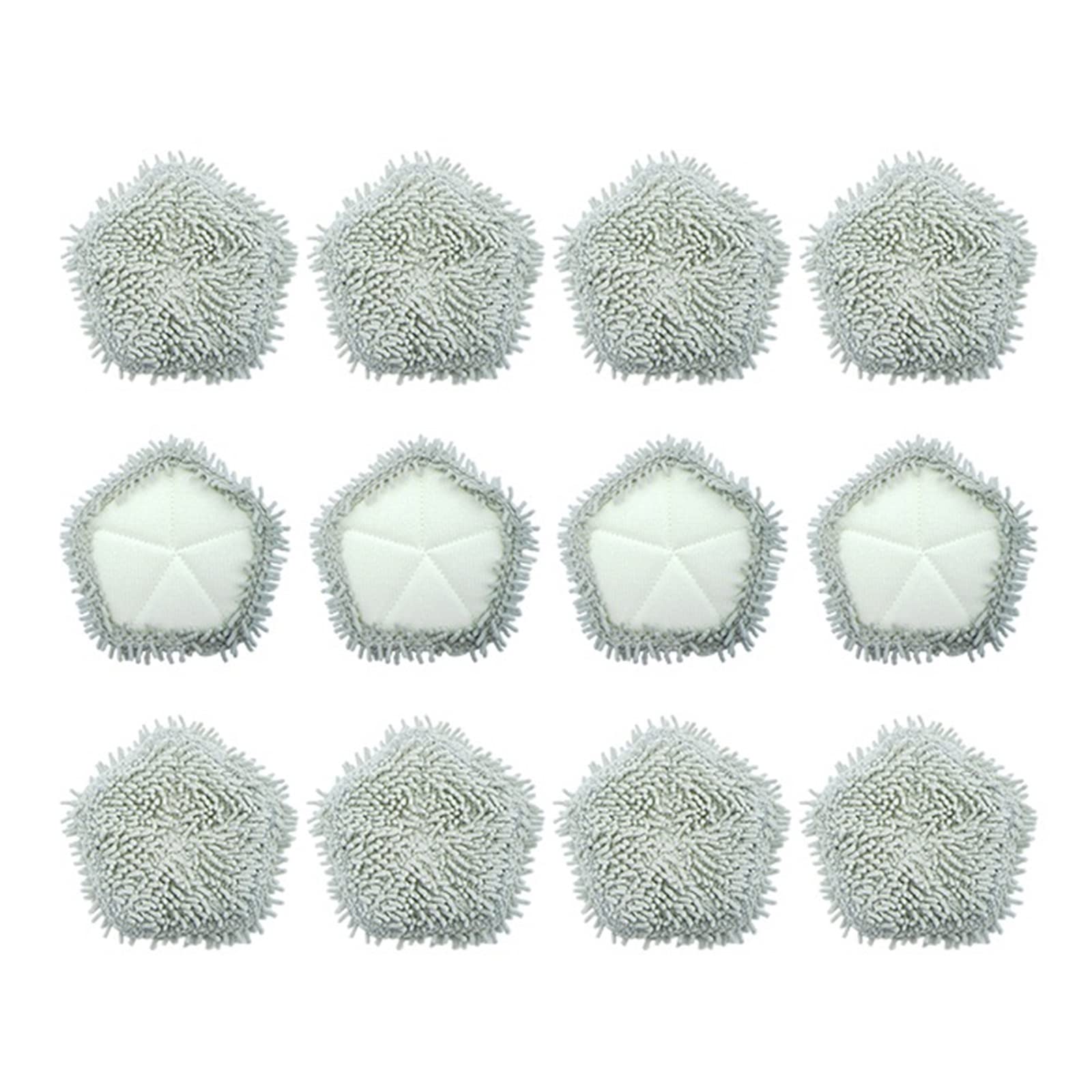 Nedvlajfot Women's 12Pcs Mop Cloth Self-Cleaning Robot Vacuum And Mop Accessories，Compatible For Dreame ， W10 & W10 Pro(12Pcs)