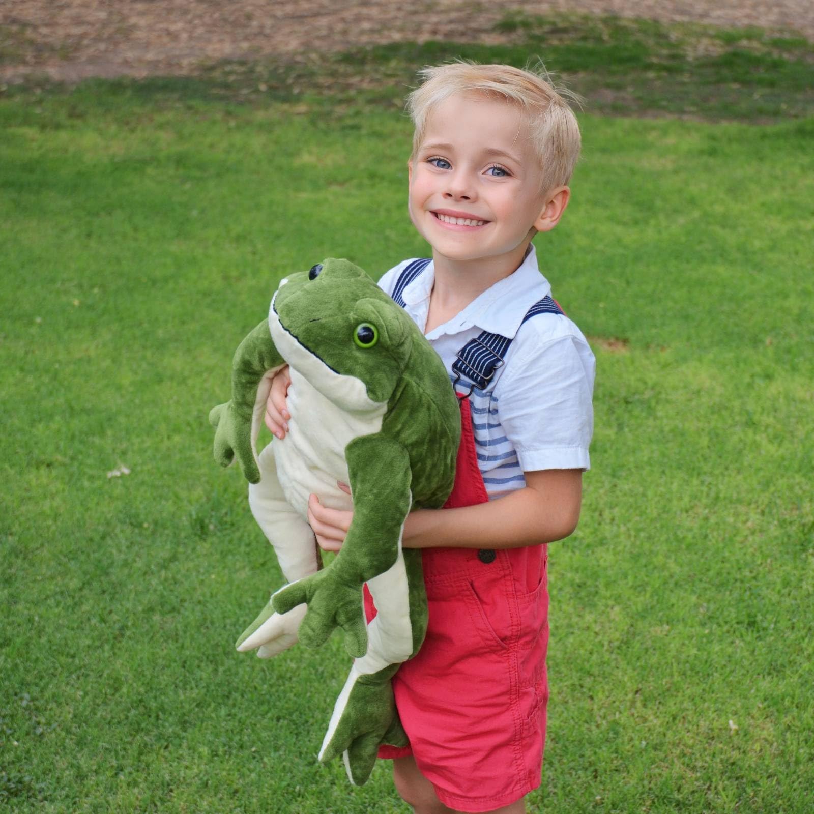 ぬいぐるみ READYMADE Exclusive SHEETS BIG FROGMAN Buy MorisMos Giant Frog Stuffed Animal Frog Plush, 22 Inch Green