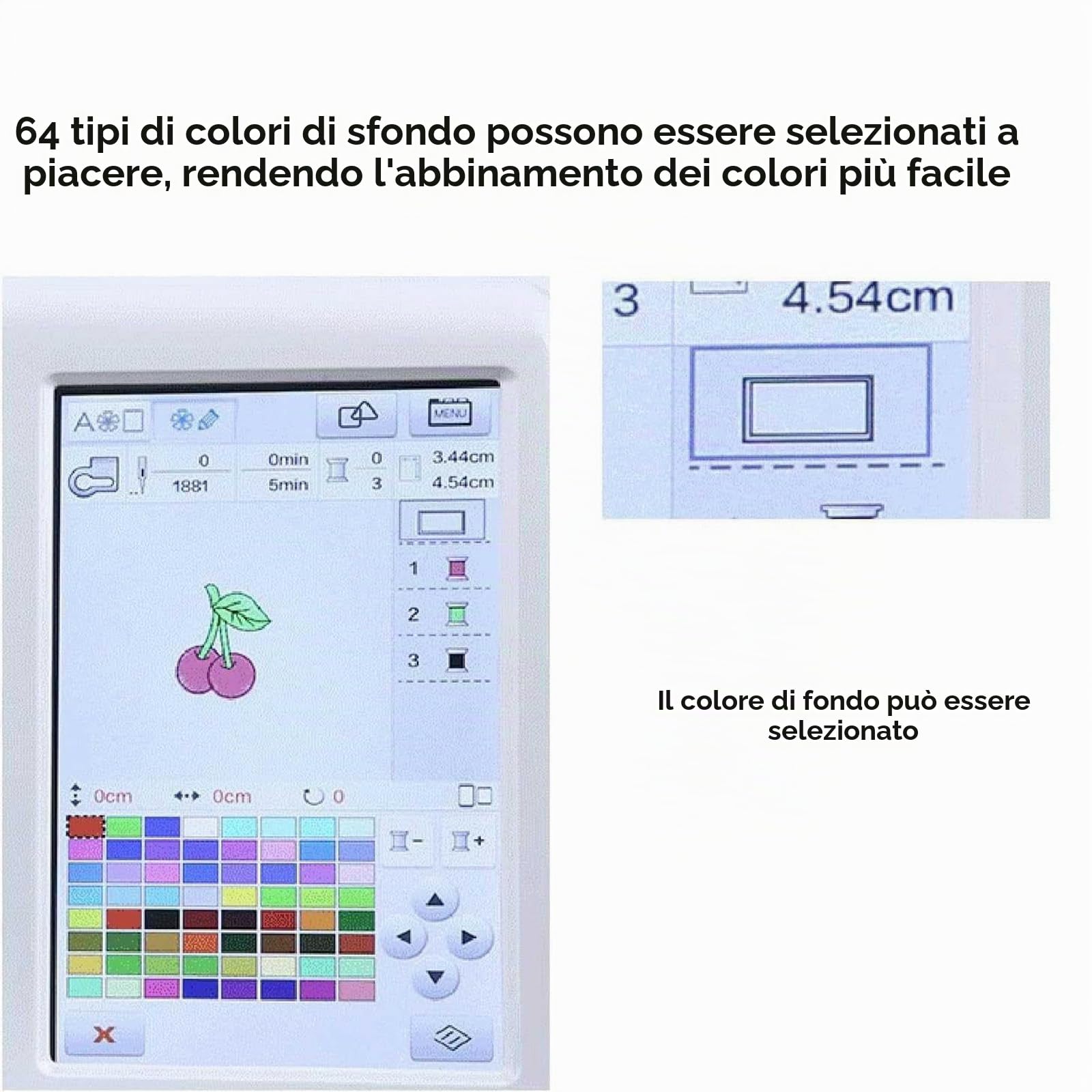 Macchina da Ricamo computerizzata per Abbigliamento, Macchina da Cucito Automatico 158 Disegni integrati, con Area di Ricamo 4 "x 9.2" e Touch Screen LCD, 210 Lettere Integrate