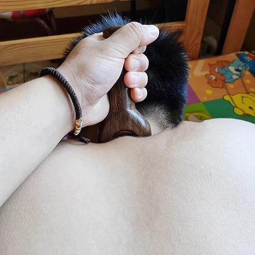 Miniatura 3 de Masaje Trigger Point Back Muscle Percusión Madera, herramienta quiropráctica de martillo de columna vertebral, adecuado para dolor en las